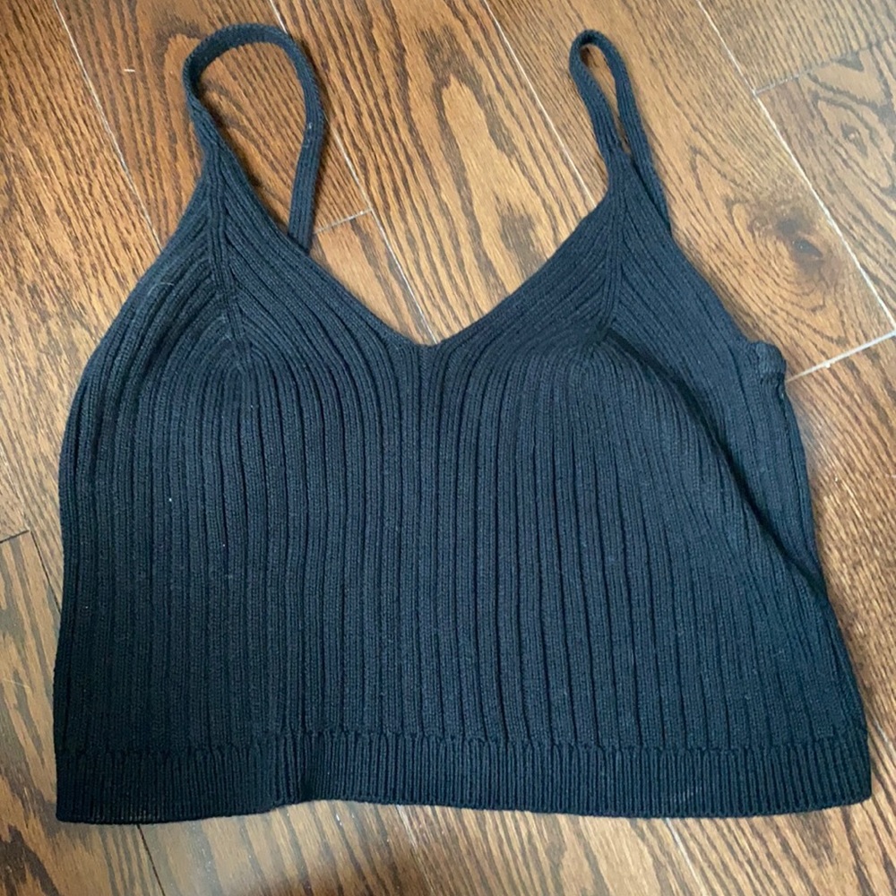 Free People Knit Cropped Tank